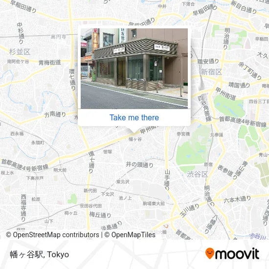 幡ヶ谷駅 map
