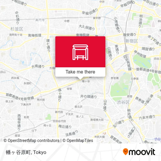 幡ヶ谷原町 map