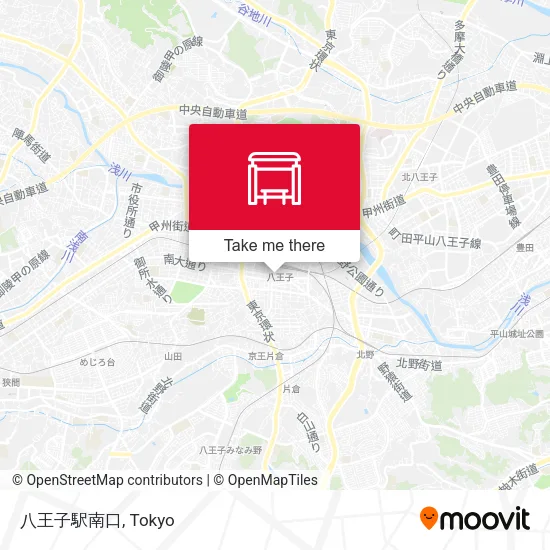 八王子駅南口 map