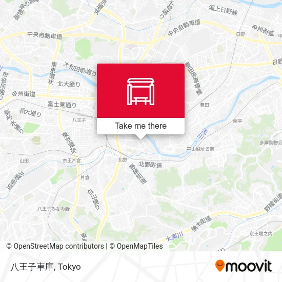 八王子車庫 map