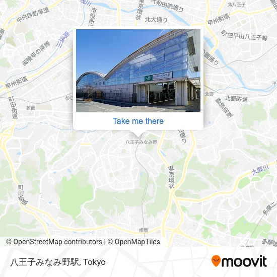 八王子みなみ野駅 map