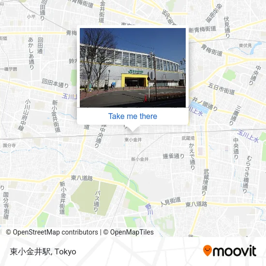 東小金井駅 map