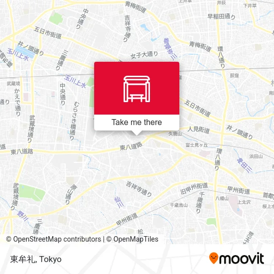 東牟礼 map