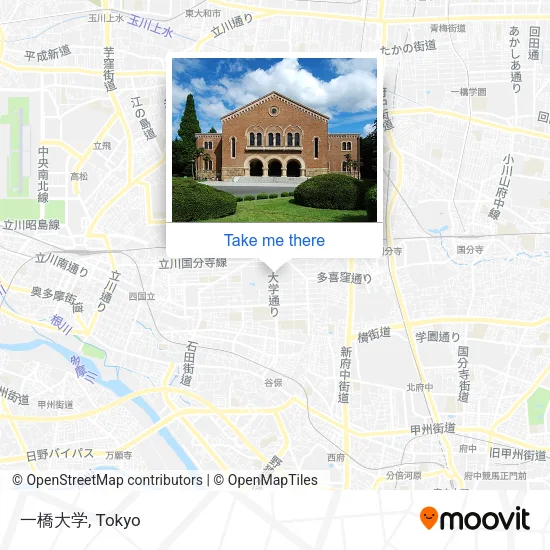 一橋大学 map