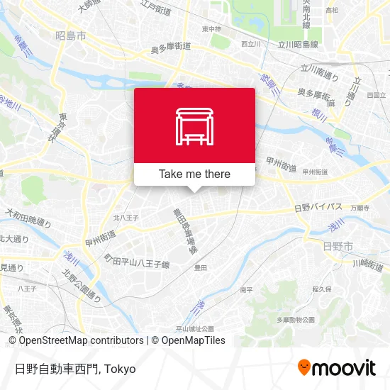 日野自動車西門 map