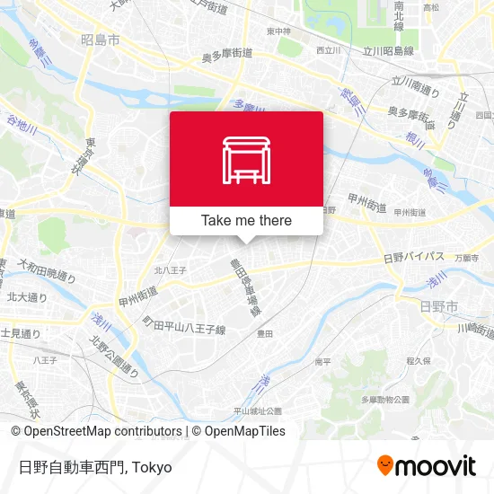 日野自動車西門 map