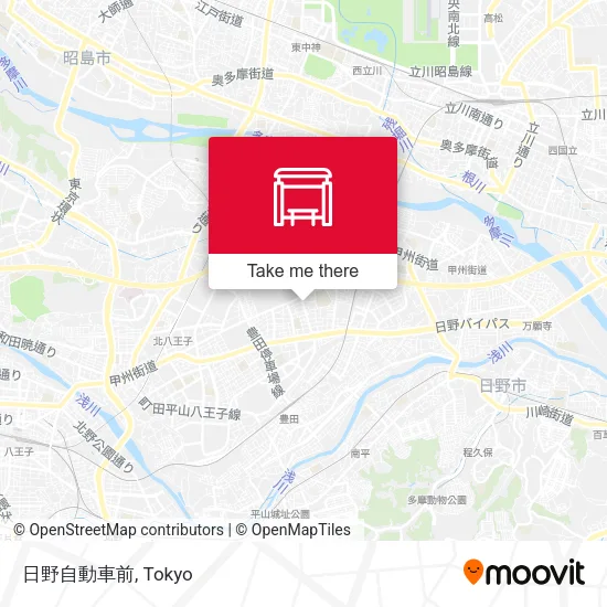 日野自動車前 map