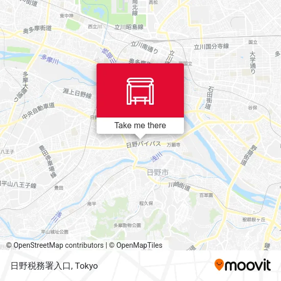 Hino Tax Office Entrance map