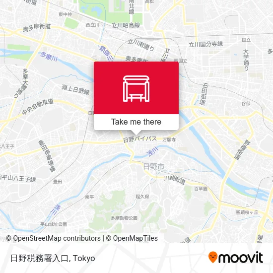 日野税務署入口 map