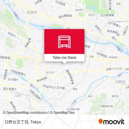 日野台五丁目 map