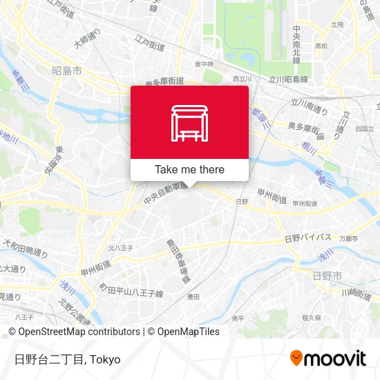 日野台二丁目 map