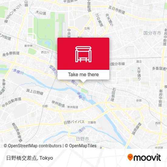 日野橋交差点 map