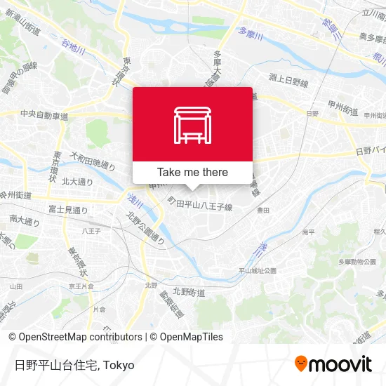 日野平山台住宅 map