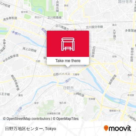 日野万地区センター map