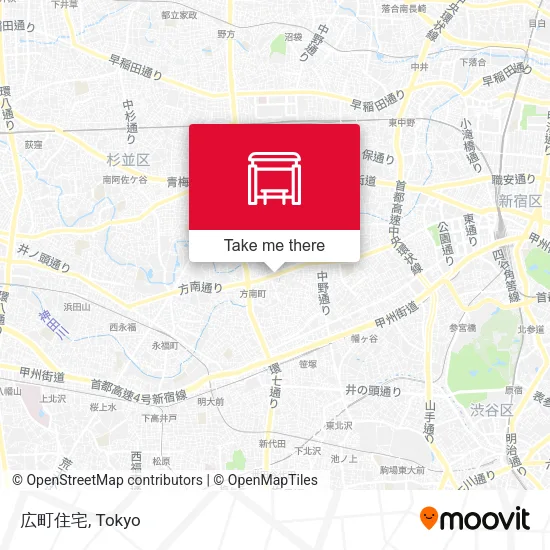 Hiromachi Housing map