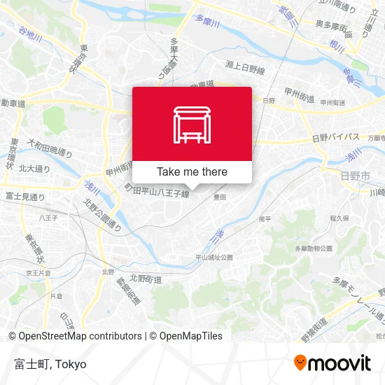 富士町 map