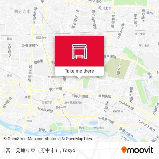 富士見通り東（府中市） map