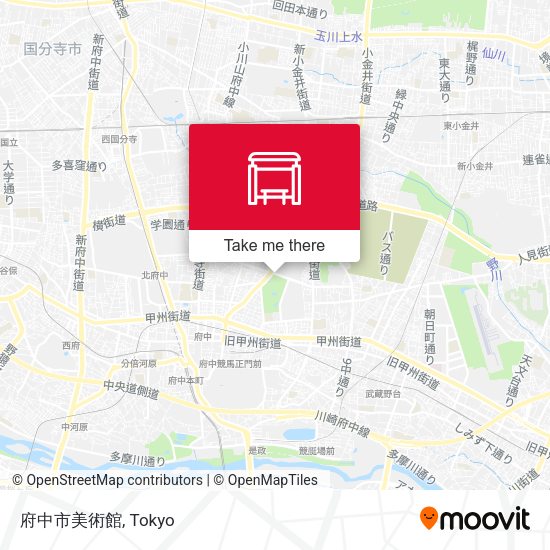 府中市美術館 map