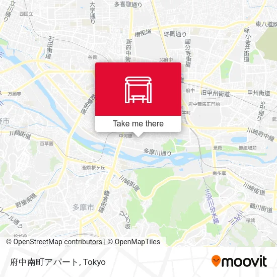 府中南町アパート map