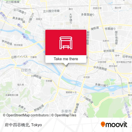 府中四谷橋北 map