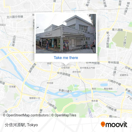 分倍河原駅 map