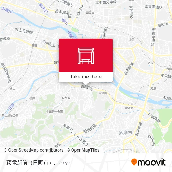 Substation Front (Hino City) map