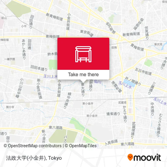 法政大学(小金井) map