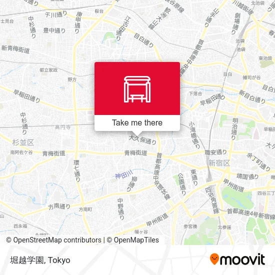 堀越学園 map