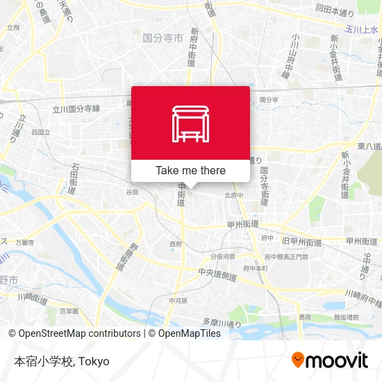 本宿小学校 map