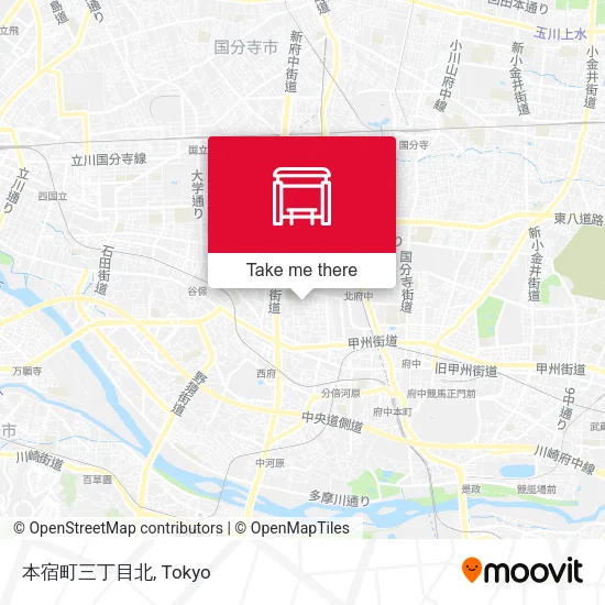 Honjuku-cho 3-chome North map