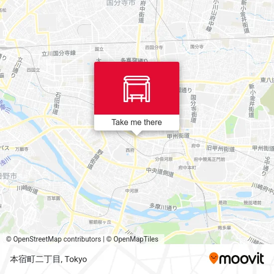 Honjuku-cho 2-chome map