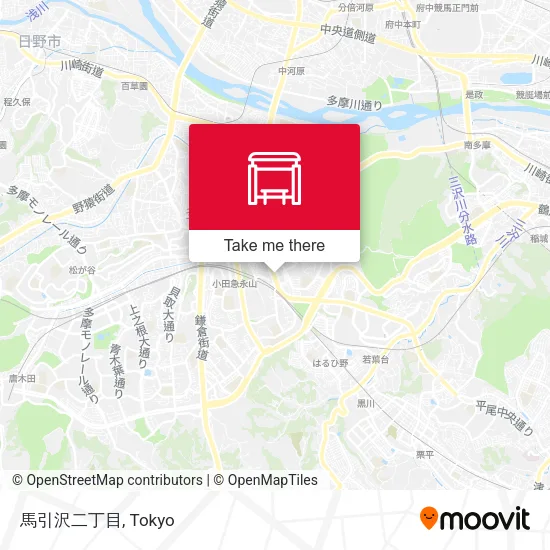 Mabikizawa 2-chome map