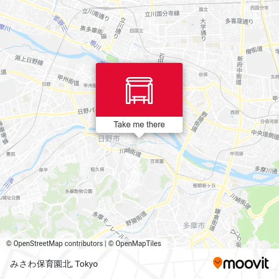 Misawa Nursery North map