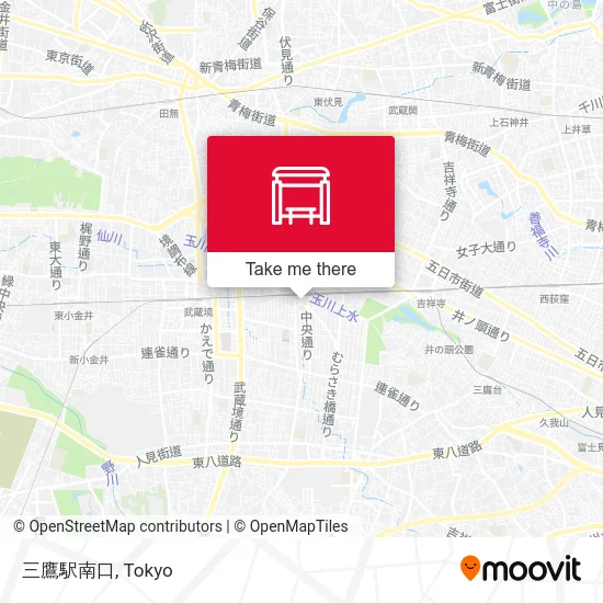 三鷹駅南口 map