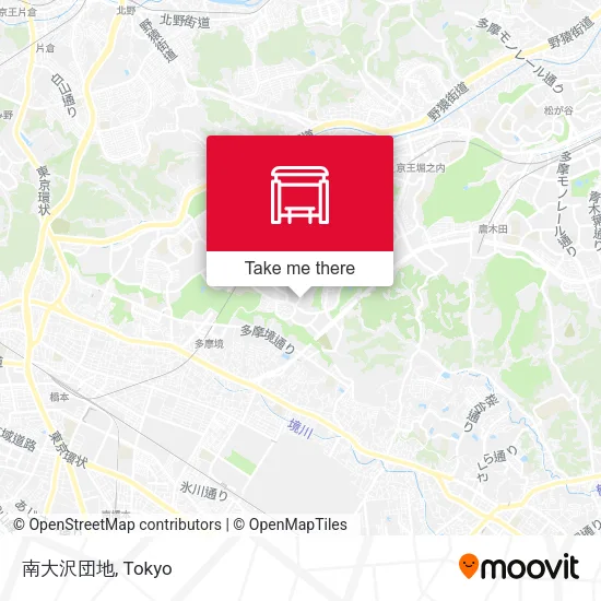 Minami-Osawa Housing Complex map