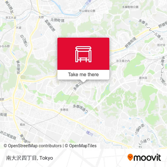 南大沢四丁目 map