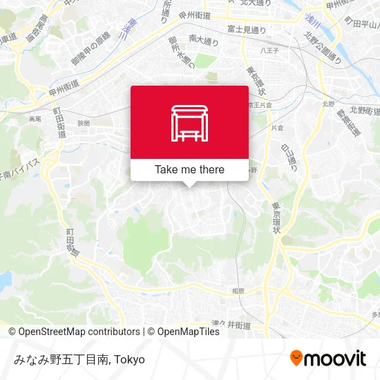 みなみ野五丁目南 map