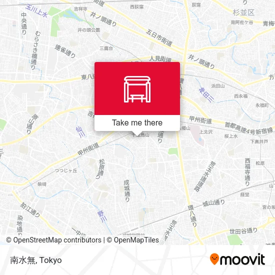 Minami Mizunashi map