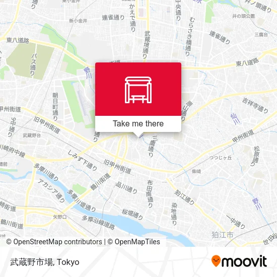 武蔵野市場 map