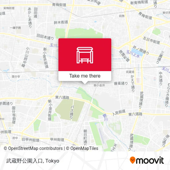武蔵野公園入口 map