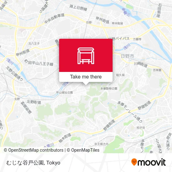 むじな谷戸公園 map