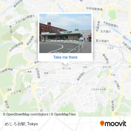 めじろ台駅 map