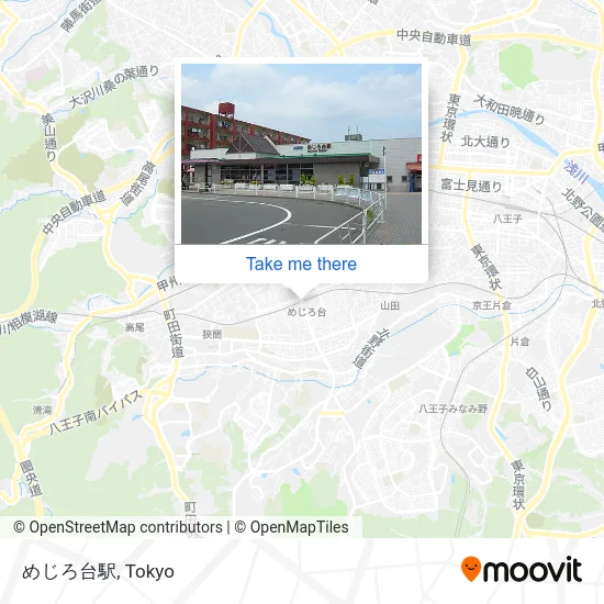 めじろ台駅 map