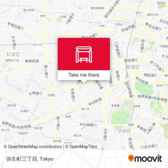 弥生町三丁目 map
