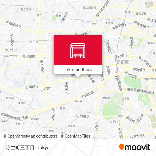 弥生町三丁目 map
