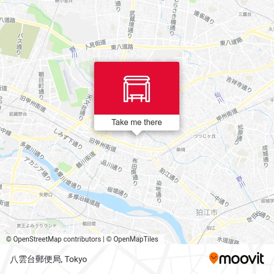 Yakumodai Post Office map