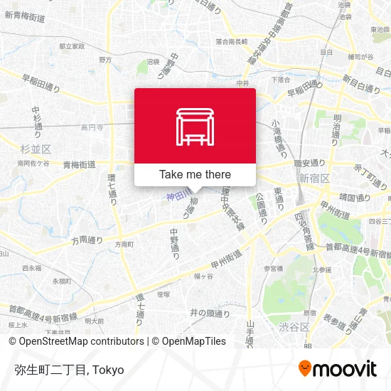 弥生町二丁目 map