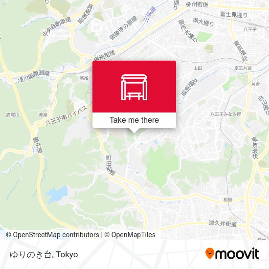 ゆりのき台 map