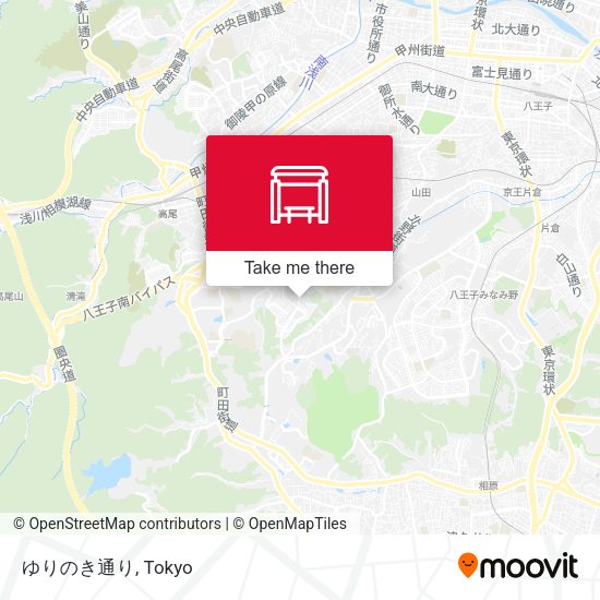 ゆりのき通り map