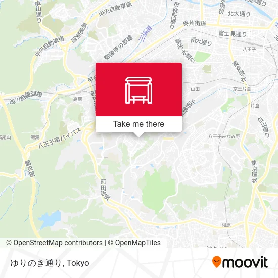 ゆりのき通り map
